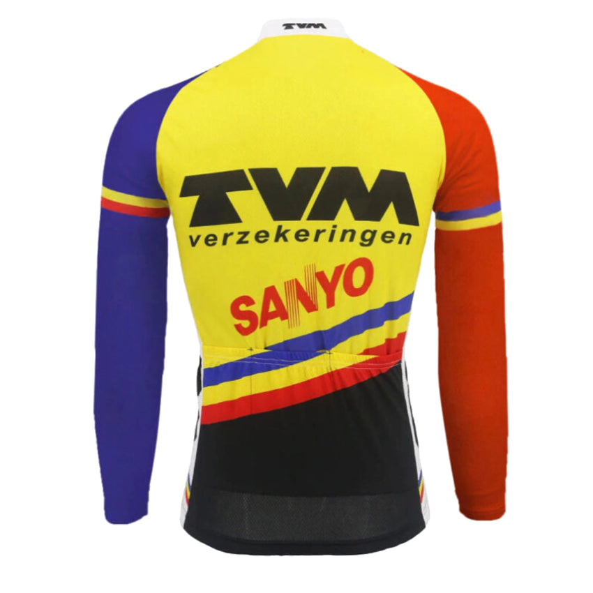 TVM Long Sleeve Retro Cycling Jerseys