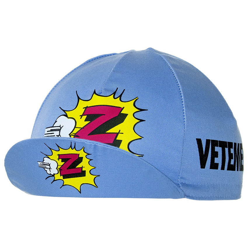 Team Z Blue Retro Cycling Caps