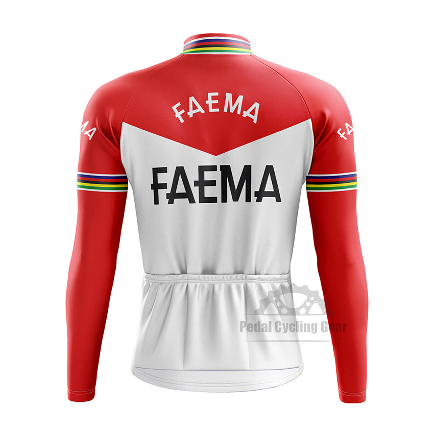 Tour of France Faema Long Sleeve Retro Cycling Jersey
