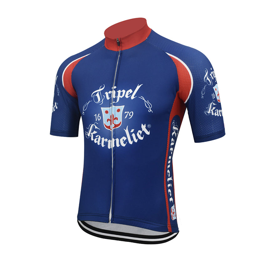 Men's Tripel Karmeliet Beer Short Sleeve Cycling Jersey