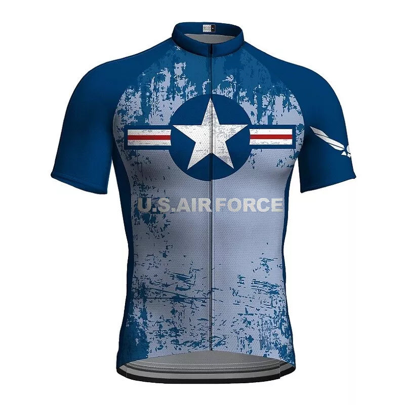 U.S Air Force Men's Short Sleeve Cycling Jersey