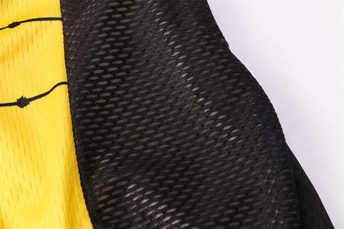 Men's USA Army Yellow Short Sleeve Cycling Jersey