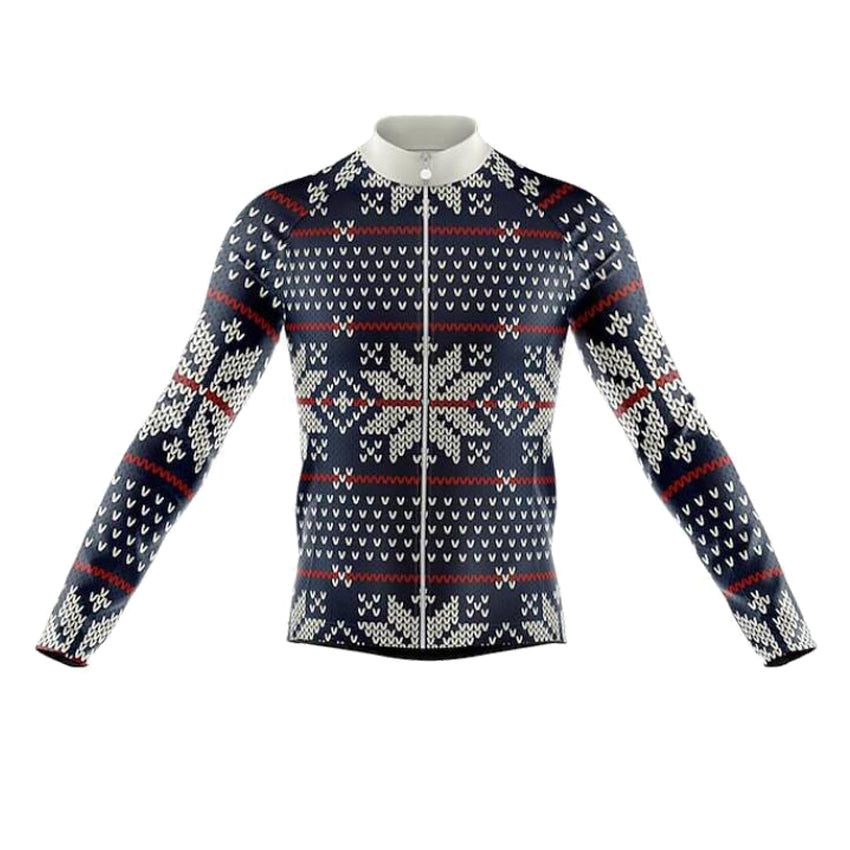 Ugly Christmas Long Sleeve Cycling Jersey