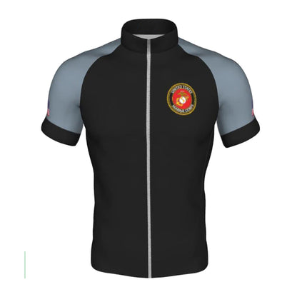 United States Marine Corps Black Cycling Jerseys