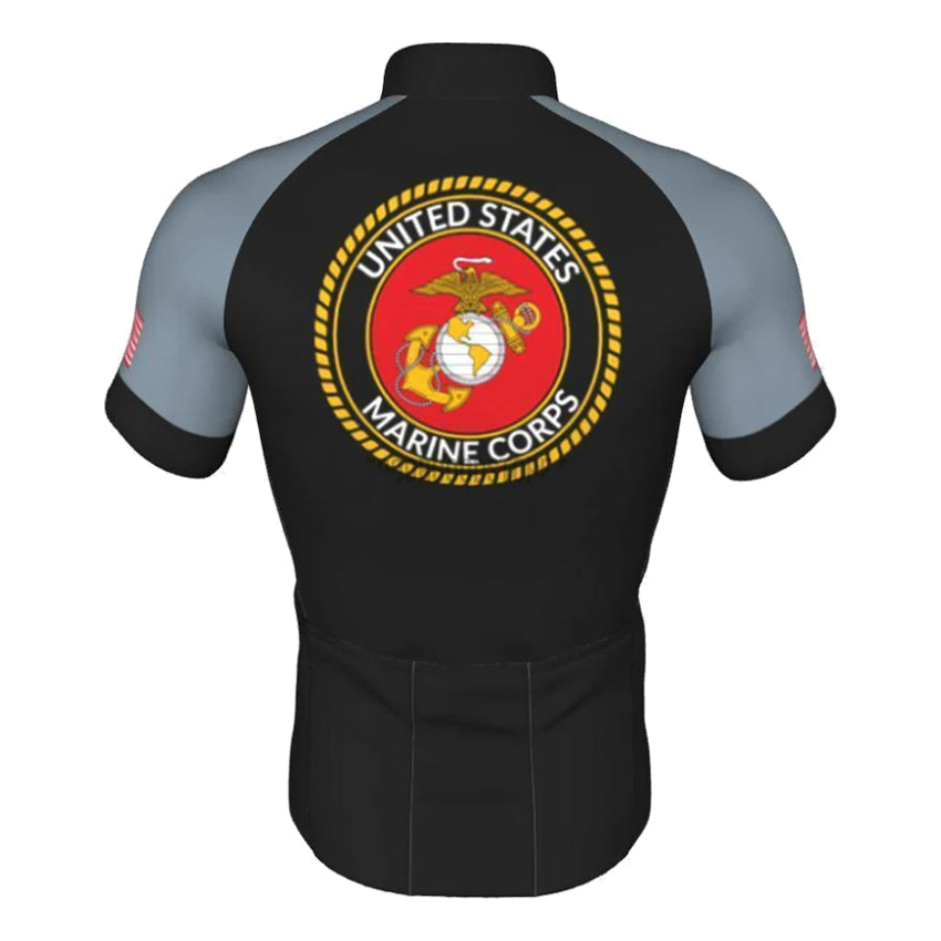 United States Marine Corps Black Cycling Jerseys