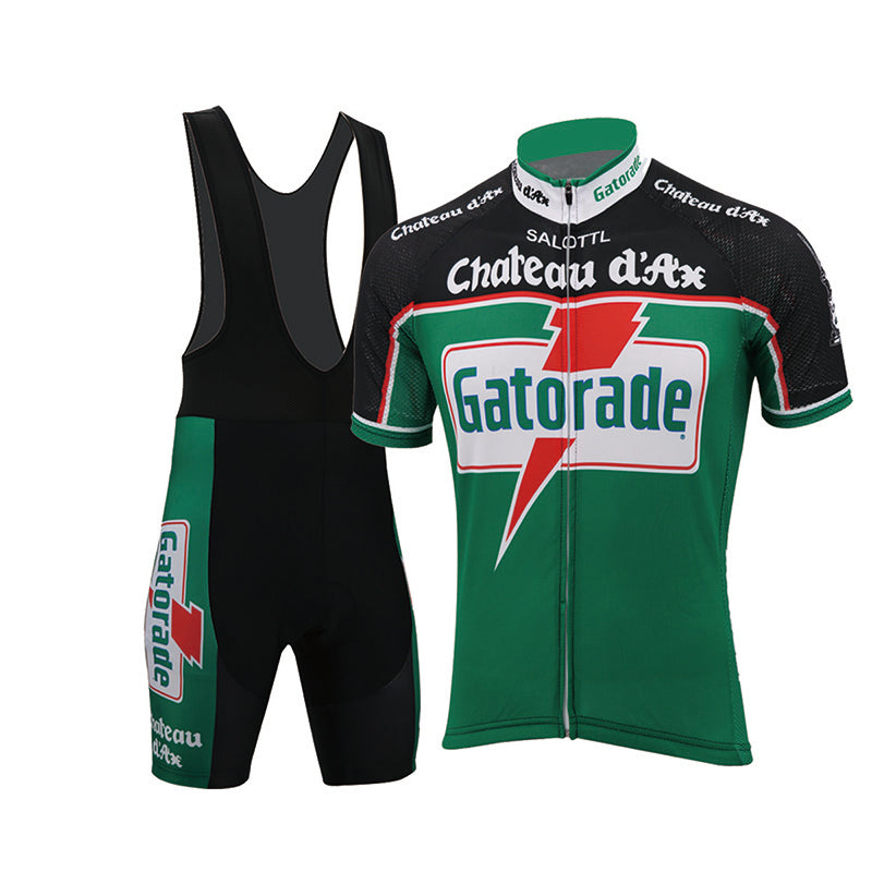 Vintage Gatorade Chateau d'Ax Cycling Jersey Set