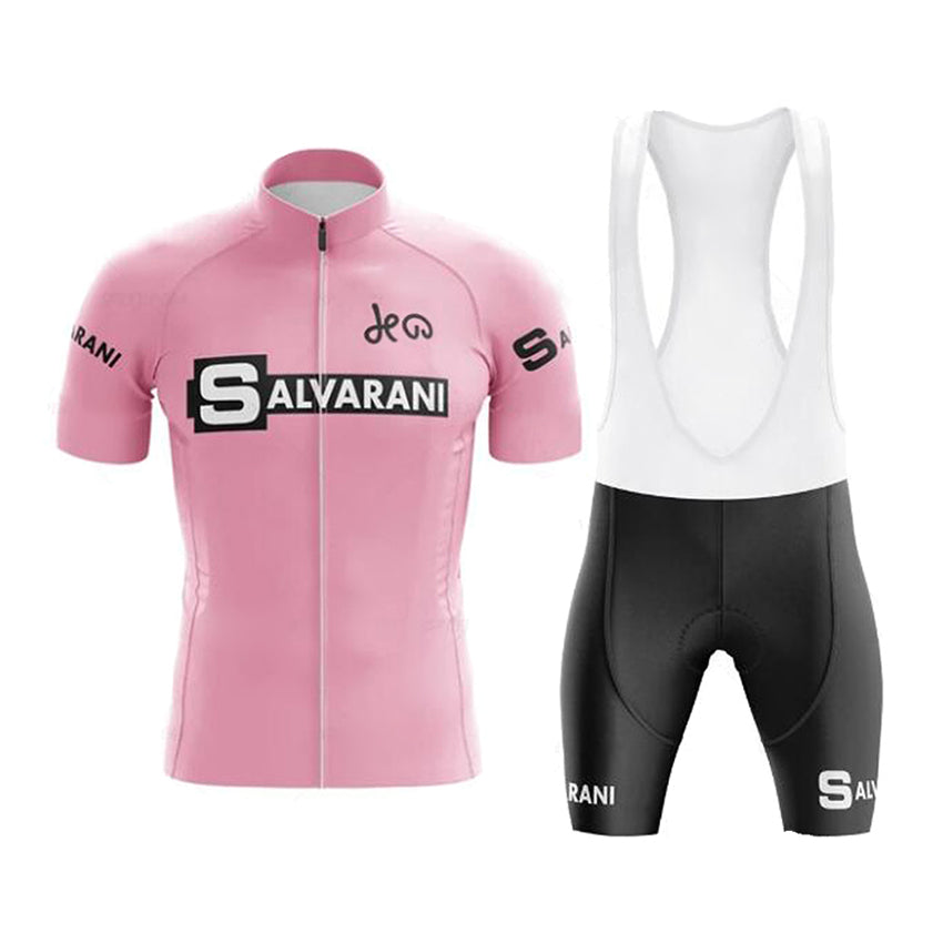 Vintage Salvarani Pink Cycling Jersey Set