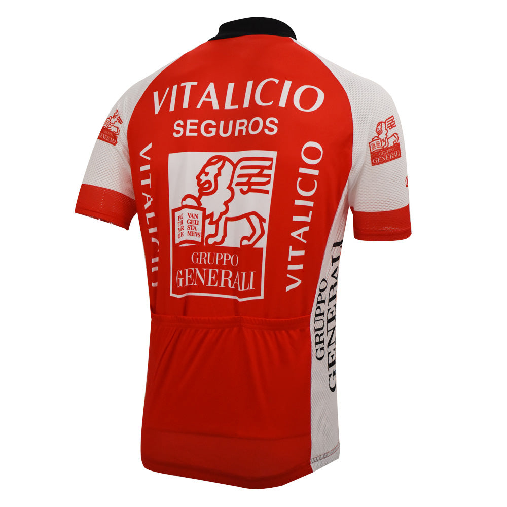 Vintage Vitalicio Seguros Cycling Jersey Set