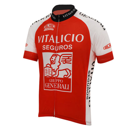 Vintage Vitalicio Seguros Cycling Jersey Set