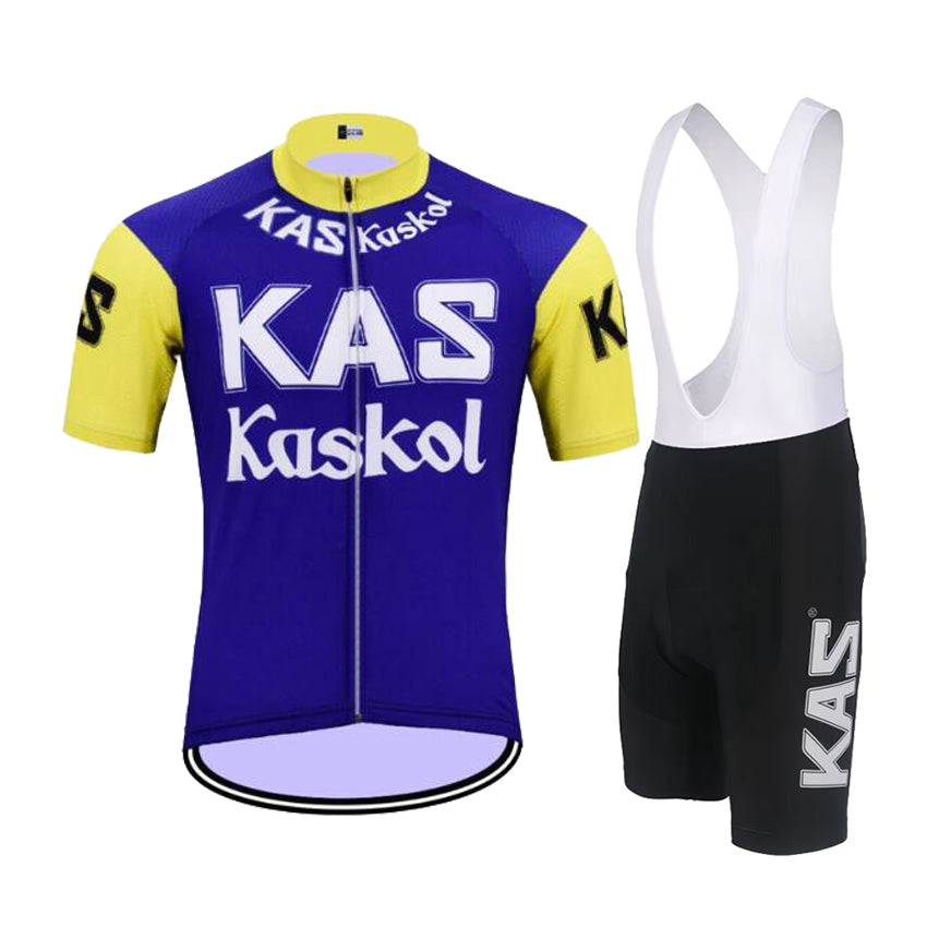 Vuelta d’Espana Kas Retro Cycling Jersey Set