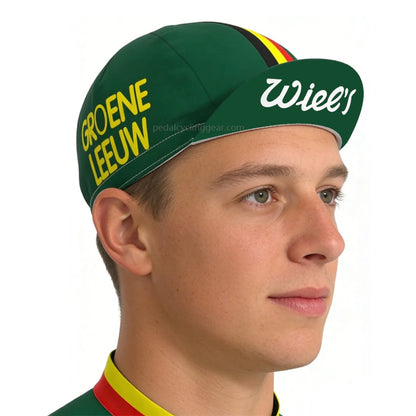 Wiel's Groene Leeuw Retro Cycling Cap