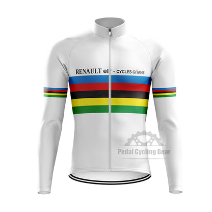 World Champion 1981 Renault Long Sleeve Retro Cycling Jersey