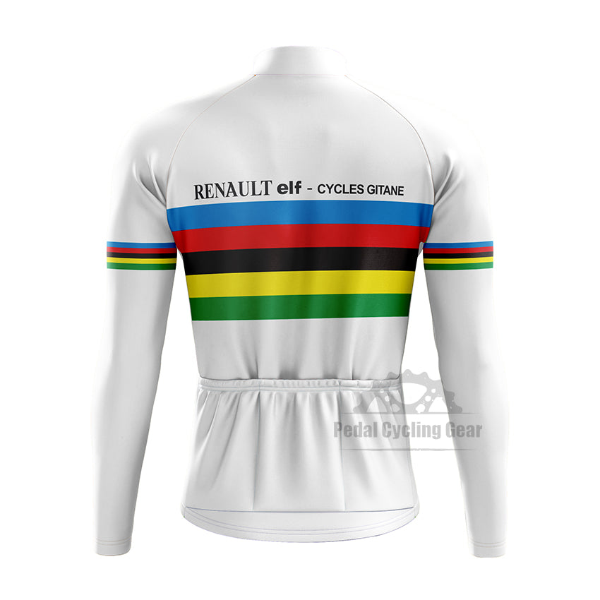 World Champion 1981 Renault Long Sleeve Retro Cycling Jersey