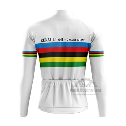 World Champion 1981 Renault Long Sleeve Retro Cycling Jersey