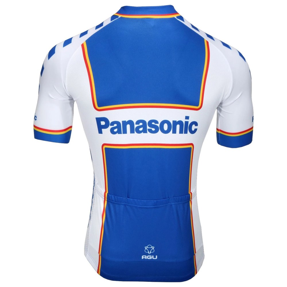 agu panasonic retro cycling jersey