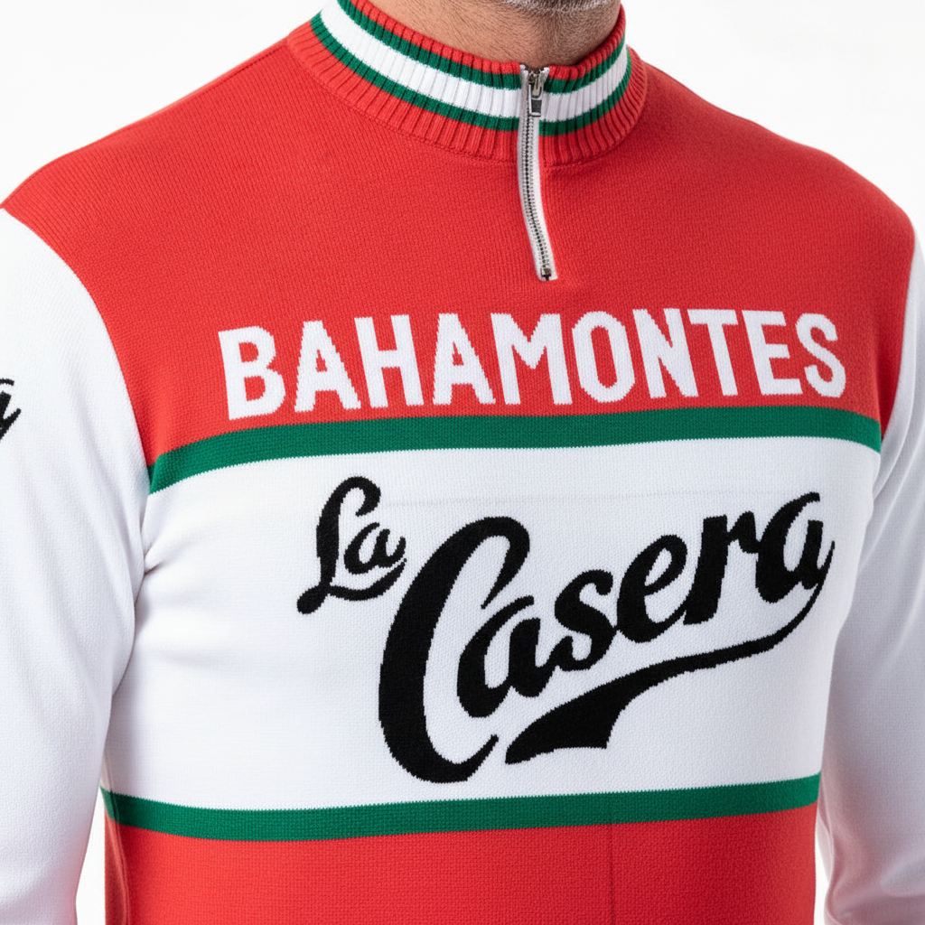 Bahamontes La Casera Wool Jersey Chest Detail
