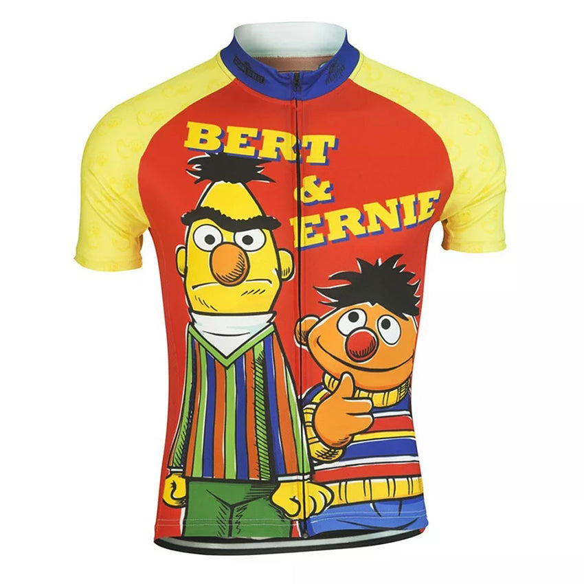 Sesame Street Bert and Ernie Cartoon Cycling Jersey
