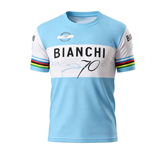 Bianchi Coppi 70th Anniversary Vintage Cycling T-Shirt