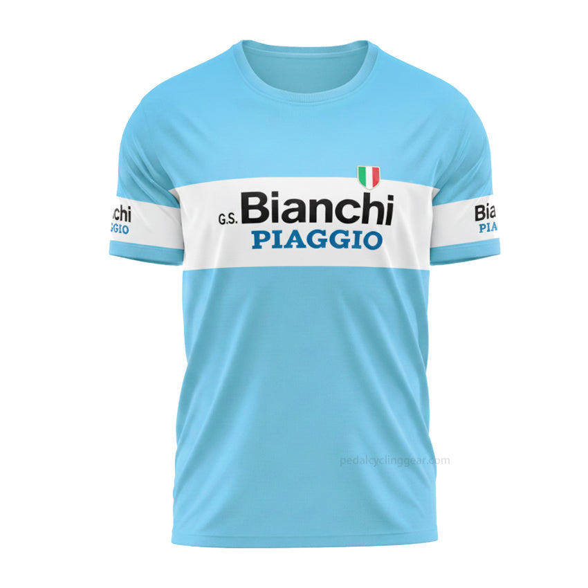 Bianchi Piaggio Retro Cycling T-Shirt