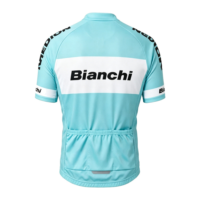 Bianchi Celeste Retro Bike Jersey