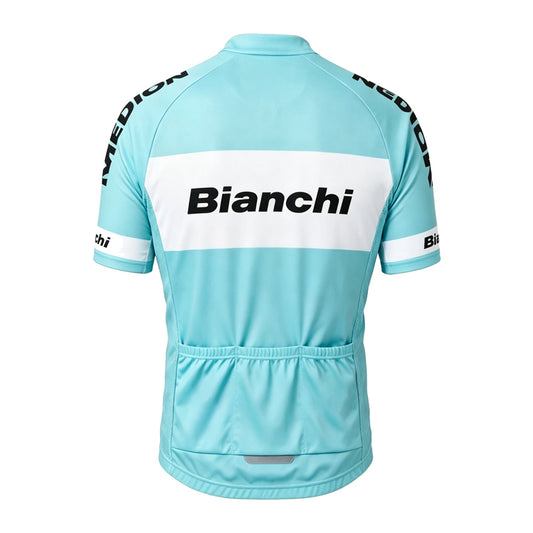 Bianchi Celeste Retro Bike Jersey