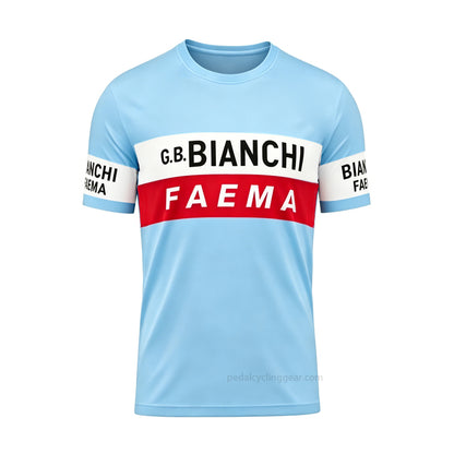 Men's Bianchi Faema Retro Cycling Shirt