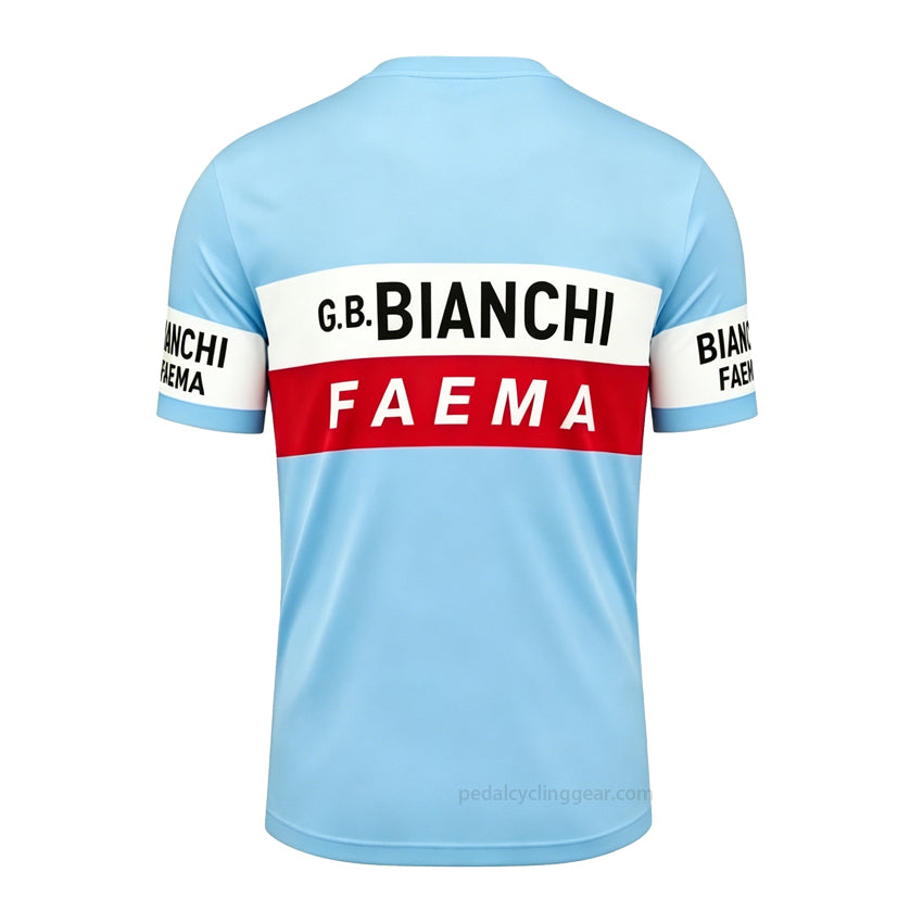 Men's Bianchi Faema Retro Cycling Shirt