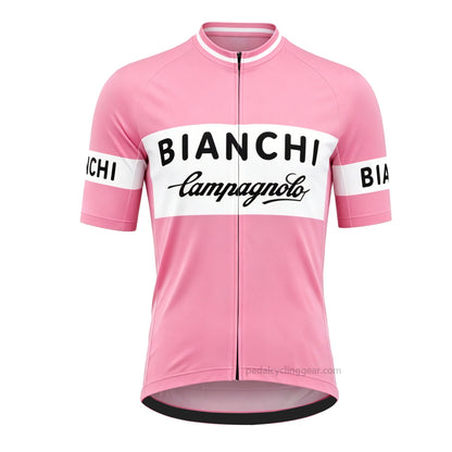 bianchi campagnolo pink cycling jersey