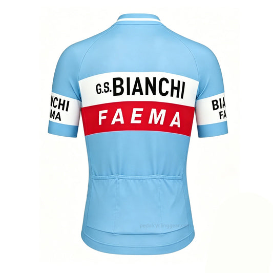 Men's Bianchi Faema Retro Bike Jersey