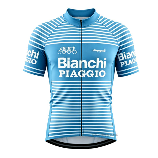 Bianchi Retro Stripe Cycling Jersey