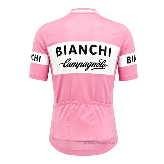 Bianchi Pink Cycling Jersey
