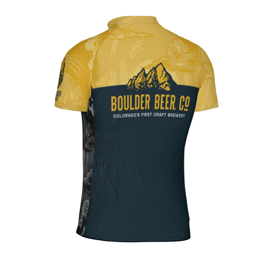 boulder beer co retro cycling jersey