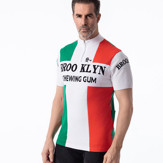 Brooklyn Chewing Gum wool jersey - logo chest detail