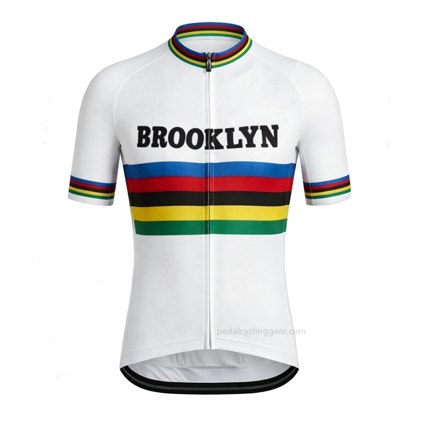 Brooklyn Retro World Champion Rainbow Cycling Jersey