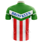 brooklyn retro green cycling jerseys