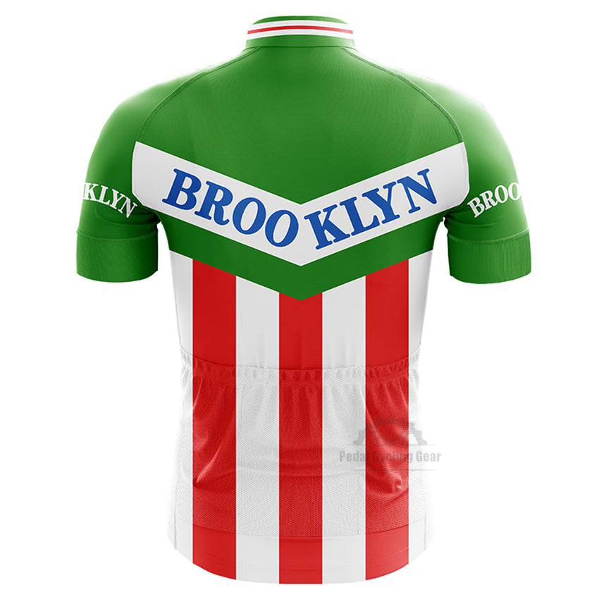 brooklyn retro green cycling jerseys