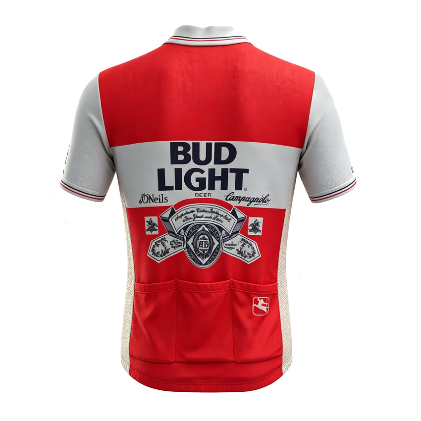 Bud Light Retro Cycling Jersey Back View