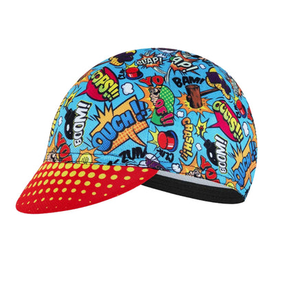 Comic boom pop art retro cycling cap 
