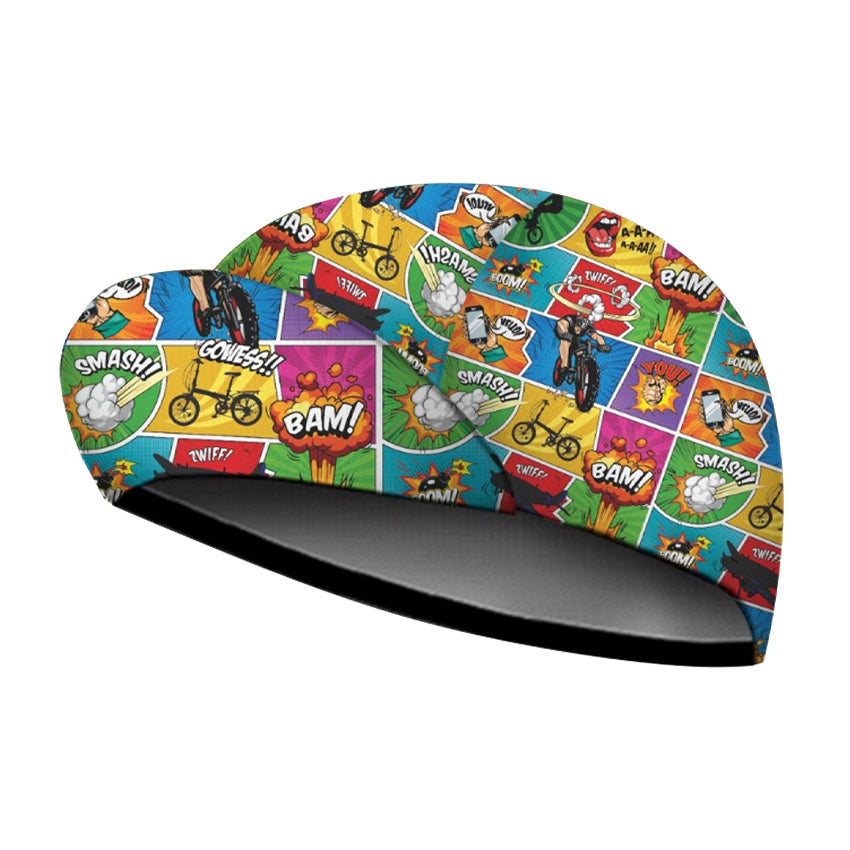 Comic Strip Cycling Cap