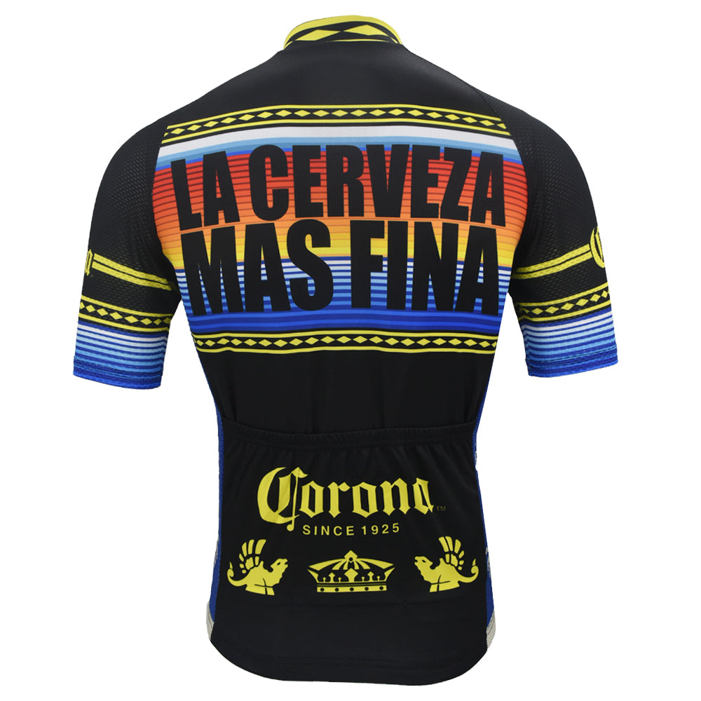 Corona Men's Black Cycling jerseys