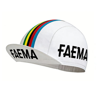 faema white bike cap