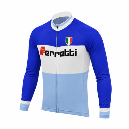 Ferretti 1971 Giro d’Italia Retro Long Sleeve Cycling Jersey 