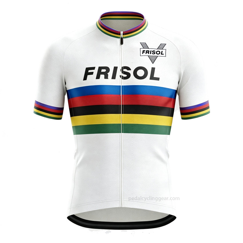 Frisol World Champion Retro Cycling Jersey