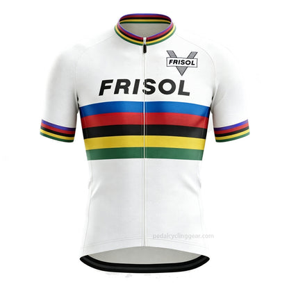 Frisol World Champion Retro Cycling Jersey