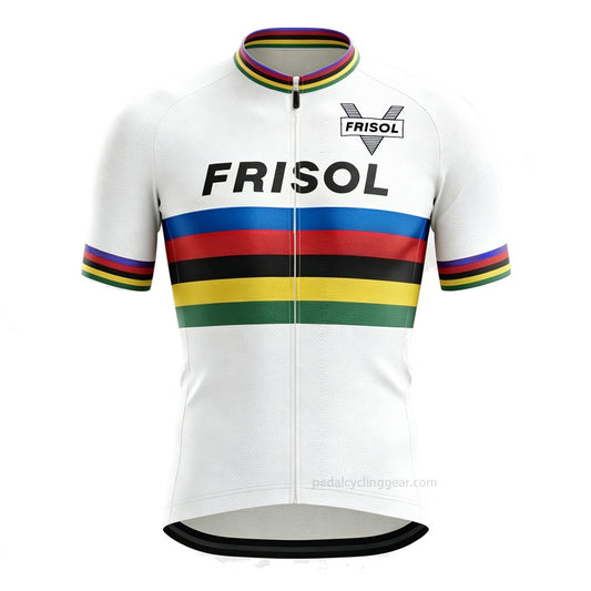Frisol World Champion Retro Cycling Jersey