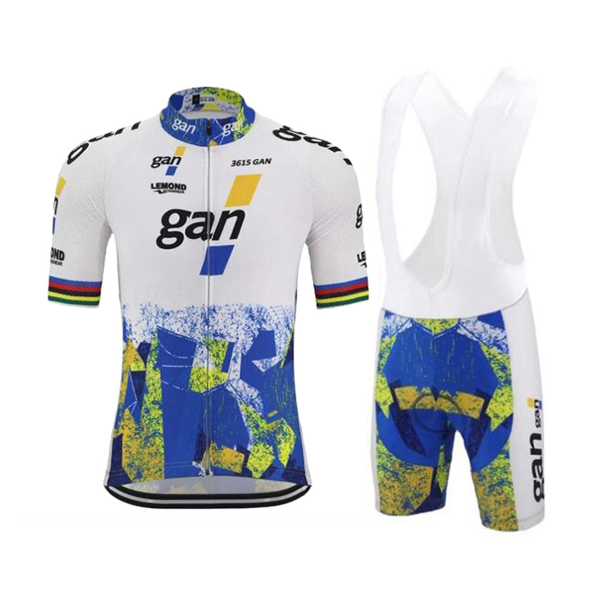 Men's Gan Retro Cycling Jersey Set