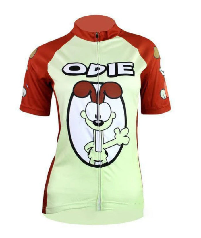 Garfield Odie Dog Cartoon Cycling Jersey