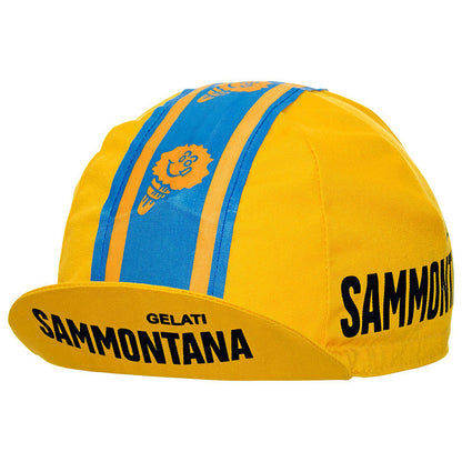 Sammontana Retro Yellow Cycling Caps