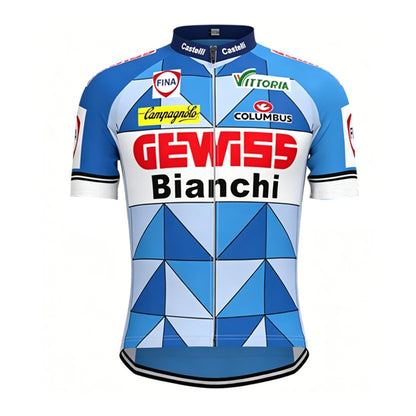 gewiss bianchi retro cycling jersey