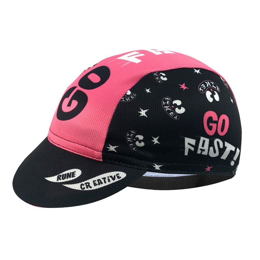 Go Fast! Retro Cycling Cap